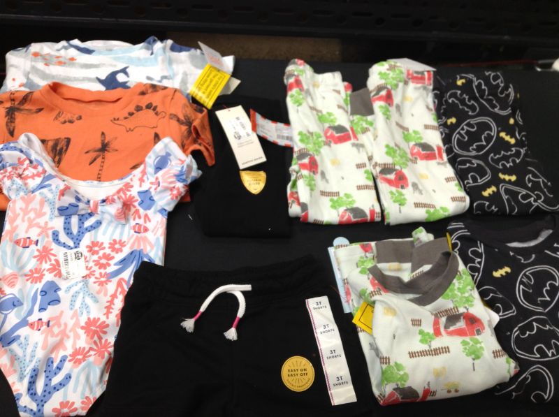 Photo 1 of MISC BUNDLE OF TODDLER CLOTHES. ASSORTED SIZES