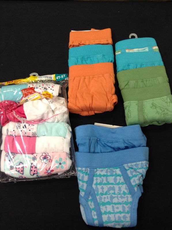 Photo 1 of GIRLS AND BOYS TODDLER UNDERWEAR SIZE 4T