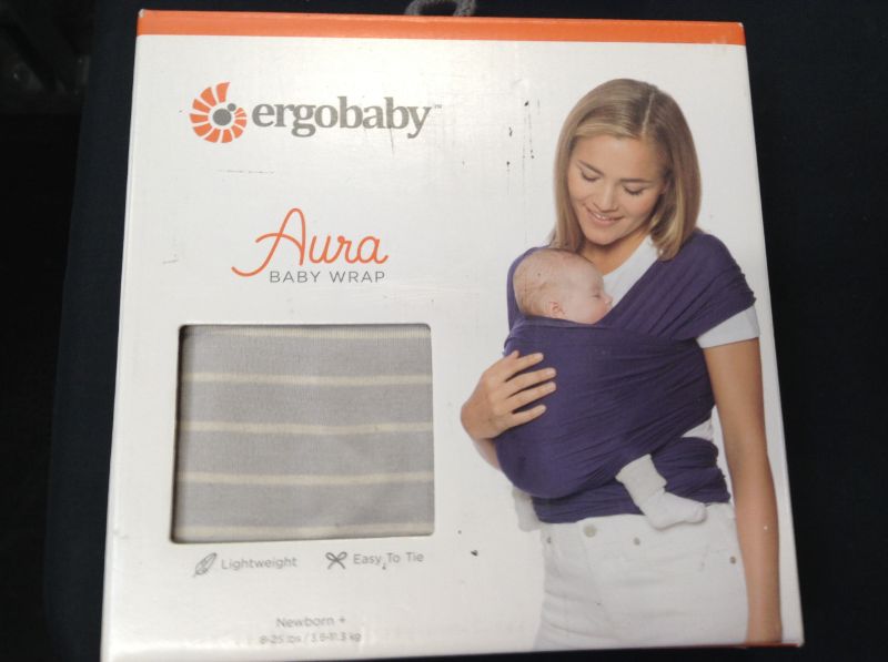 Photo 2 of Aura Wrap - Grey Stripes