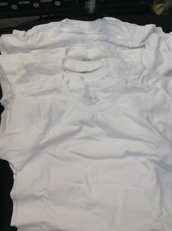 Photo 2 of Fruit of the Loom Boys' Cotton White T Shirt--10 PACK BOYS SMALL 6-8