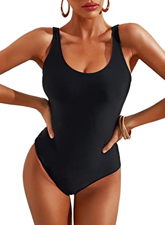 Photo 1 of Aleumdr Womens Color Block Print One Piece Swimsuits Athletic Training Swimwear Bathing Suits--SIZE 3XL