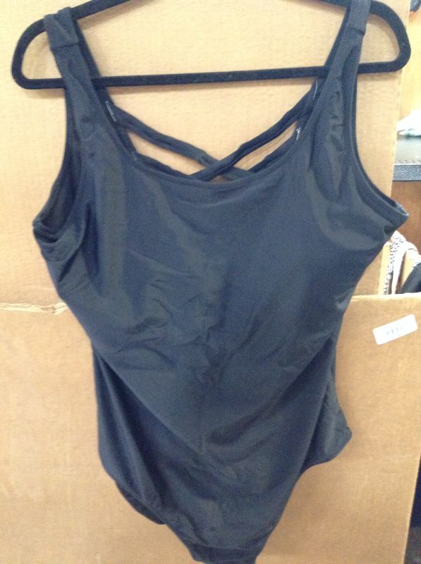 Photo 2 of Aleumdr Womens Color Block Print One Piece Swimsuits Athletic Training Swimwear Bathing Suits--SIZE 3XL