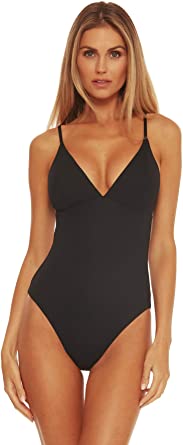 Photo 1 of Becca by Rebecca Virtue Women's Abigail Over The Shoulder One Piece Swimsuit--SIZE SMALL