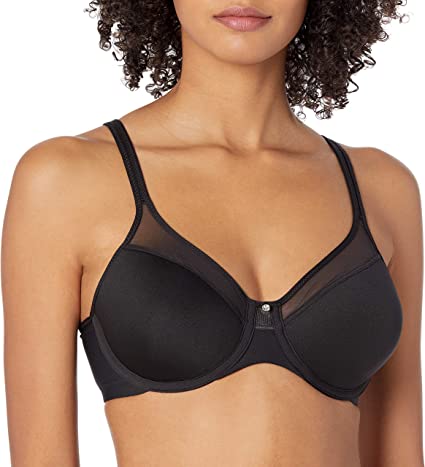 Photo 1 of Bali One Smooth U Underwire Bra, Ultra Light Underwire T-Shirt Bra, Convertible Underwire Bra with Stay-in-Place Straps-SIZE 34b
