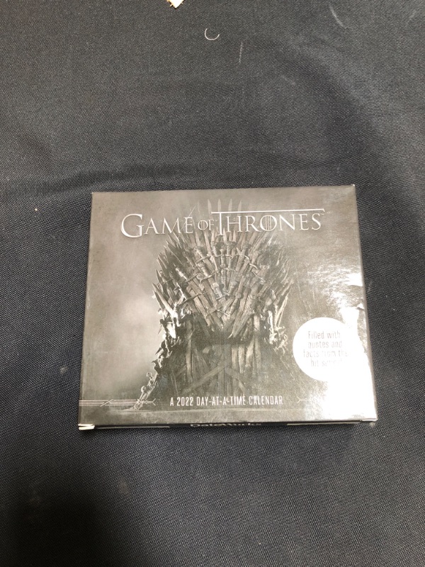 Photo 2 of 2022 Game of Thrones Day-at-a-Time Box Calendar Calendar – Box Calendar, June 21, 2021
