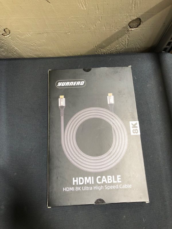 Photo 3 of 
HDMI 2.1 Cable 10ft, Yurnero 8K High Speed 48Gbps Ultra HD HDMI to HDMI Cable(8K@60Hz,4K@120Hz),HDMI Cord Supports 3D and Audio Return Channel,Compatible with Fire TV/PS5/PS4/PS3/PC (factory sealed)