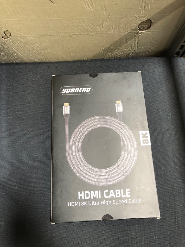 Photo 4 of 
HDMI 2.1 Cable 10ft, Yurnero 8K High Speed 48Gbps Ultra HD HDMI to HDMI Cable(8K@60Hz,4K@120Hz),HDMI Cord Supports 3D and Audio Return Channel,Compatible with Fire TV/PS5/PS4/PS3/PC (factory sealed)