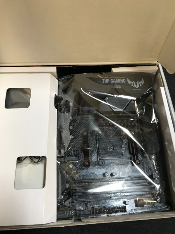 Photo 1 of ASUS Tuf Gaming Plus AM4 AMD X570 ATX DDR4-SDRAM Motherboard **REFURBISHED**  --- WAS FACTORY SEALED OPENED FOR LIVE PHOTO  