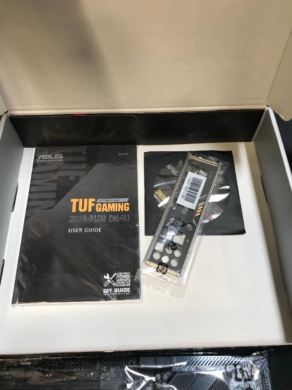 Photo 3 of ASUS Tuf Gaming Plus AM4 AMD X570 ATX DDR4-SDRAM Motherboard **REFURBISHED**  --- WAS FACTORY SEALED OPENED FOR LIVE PHOTO  