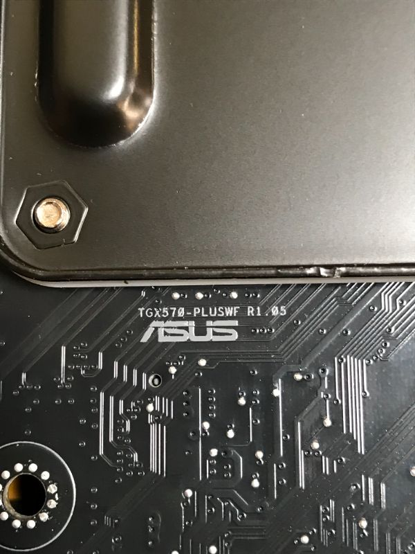 Photo 8 of ASUS Tuf Gaming Plus AM4 AMD X570 ATX DDR4-SDRAM Motherboard **REFURBISHED**  --- WAS FACTORY SEALED OPENED FOR LIVE PHOTO  