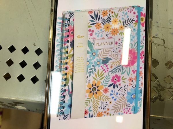 Photo 1 of suit store weekly planner bright floral 1 year