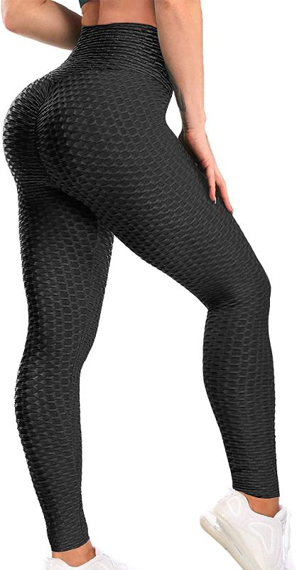 Photo 1 of Jenbou Butt Lifting Anti Cellulite Sexy Leggings for Women High Waisted Yoga Pants Workout Tummy Control Sport Tights size m 
