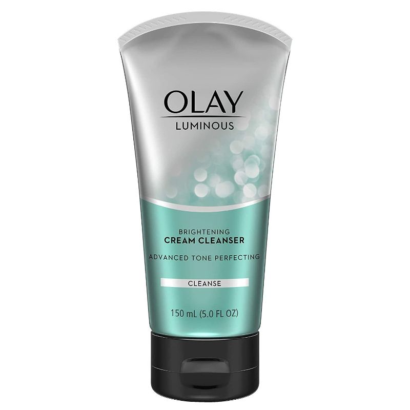 Photo 1 of Facial Cleanser by Olay Luminous Brightening Cream Face Cleanser with Vitamin E, 5.0 Fluid Ounce (Pack of 3)
--- factory sealed ---- 
