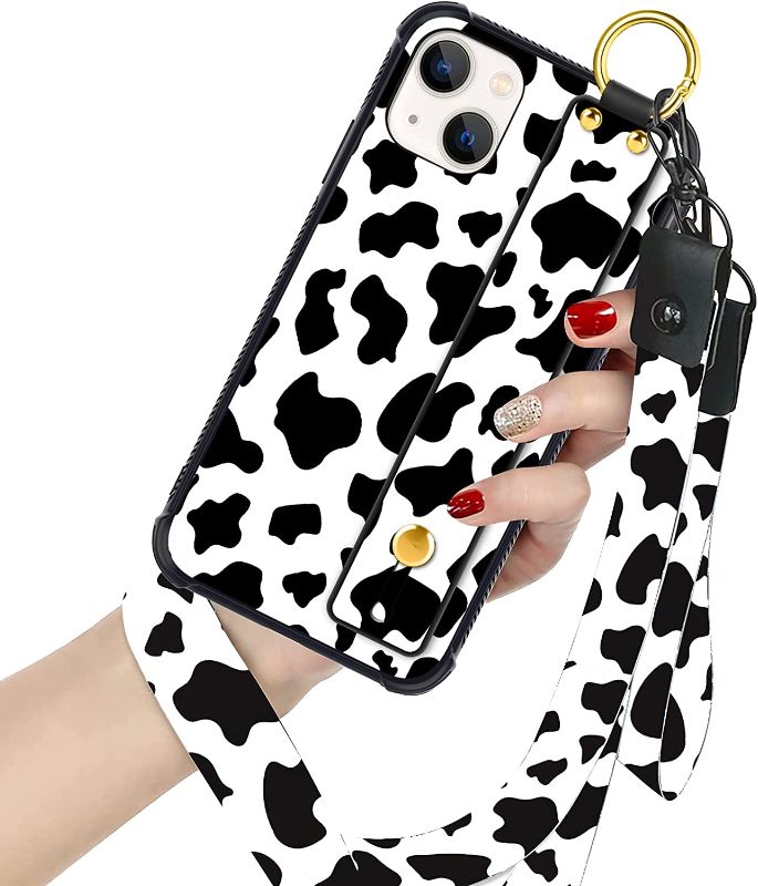 Photo 1 of LSL Compatible iPhone 13 Case with Kickstand Lanyard for Women Girls,Anti-Slip Design Shock Absorb Protective Cow Pattern Case for iPhone 13 6.1'' 2021
--- factory sealed ---- 
