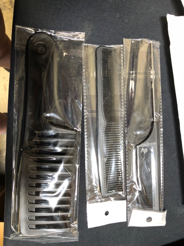 Photo 1 of SONSENAI 3 Pc Hair Dressing Comb - Great for All Hair Types -Hair Combs for Women&Men
--- 4 PACK --- 