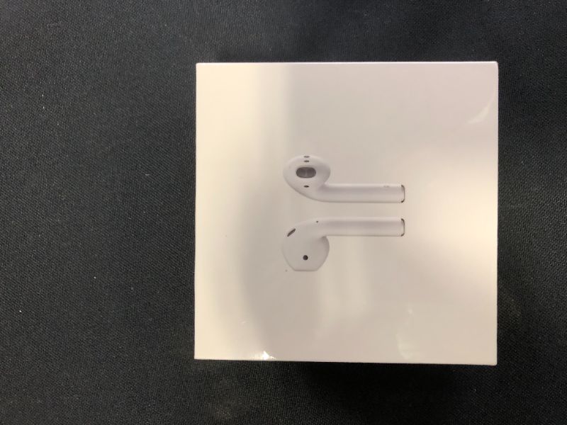 Photo 2 of Apple AirPods (2nd Generation) Wireless Earbuds with Lightning Charging Case Included. Over 24 Hours of Battery Life, Effortless Setup. Bluetooth Headphones for iPhone
factory sealed 