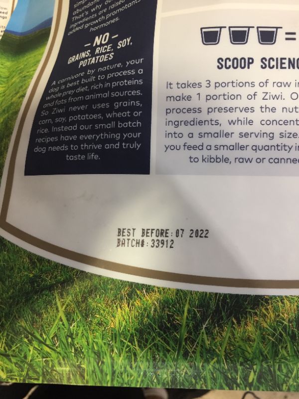 Photo 3 of  Ziwi Daily Dog Grain-Free Beef Flavor Air-Dried Dog Food, 8.8 Lb BEST BY JULY 2022

