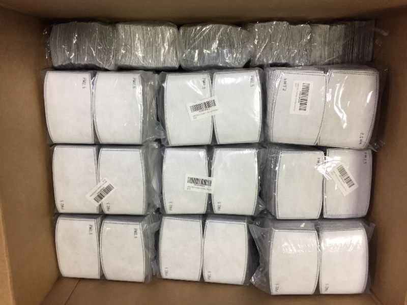 Photo 2 of 150PCS PM 2.5 Activated Carbon Filters,5 Layers Replaceable Anti Haze Filter Paper
32 packs in large box, sold as is!