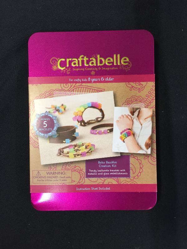 Photo 2 of Craftabelle – Boho Baubles Creation Kit – Bracelet Making Kit – 101pc Jewelry Set with Beads – DIY Jewelry Kits for Kids Aged 8 Years +
