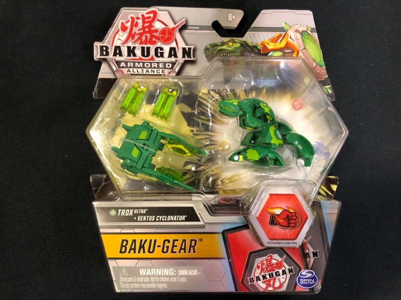 Photo 2 of Bakugan Armored Alliance Baku Gear Trox Ultra and Ventus Cyclonator 