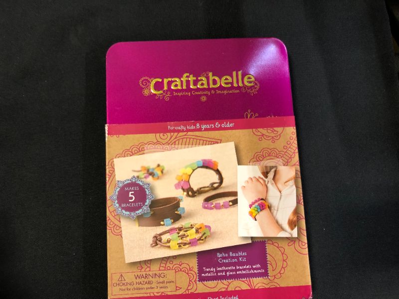 Photo 2 of Craftabelle – Boho Baubles Creation Kit – Bracelet Making Kit – 101pc Jewelry Set with Beads – DIY Jewelry Kits for Kids Aged 8 Years +
