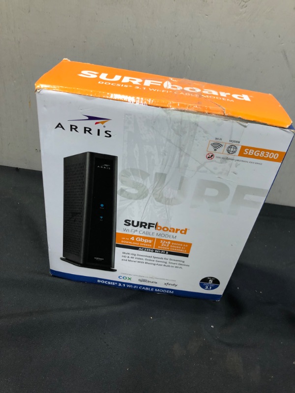 Photo 3 of Arris SURFboard SBG8300 - Cable Modem - GigE 802.11b/g/n 802.11ac Wave 2