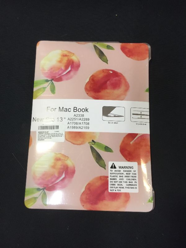 Photo 1 of LASSDOO Compatible with MacBook Pro 13 inch Case 2020,2019,2018,2017,2016 Release A2159 A1989 A1706 A1708 Touch Bar Plastic Hard Shell + Keyboard Cover (Orange)
