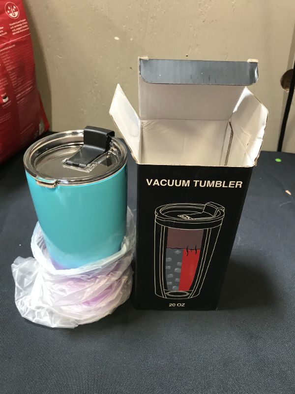 Photo 1 of 20oz Stainless Steel Tumbler with Lid, Double Wall Vacuum Insulated Tumbler, Splash-proof Travel Coffee Mug, Insulated Coffee Mug with Lid, Sweat Free, Travel Mugs Coffee Cup for Outdoors/Office/Home

