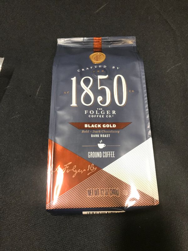 Photo 2 of 1850 by Folgers Black Gold Dark Roast Ground Coffee, 12 Ounces ( 12/16/2022) 
