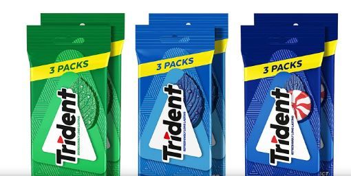 Photo 1 of 
Trident Sugar Free Gum Variety Pack, Spearmint, Perfect Peppermint & Original Flavors 6 pack 