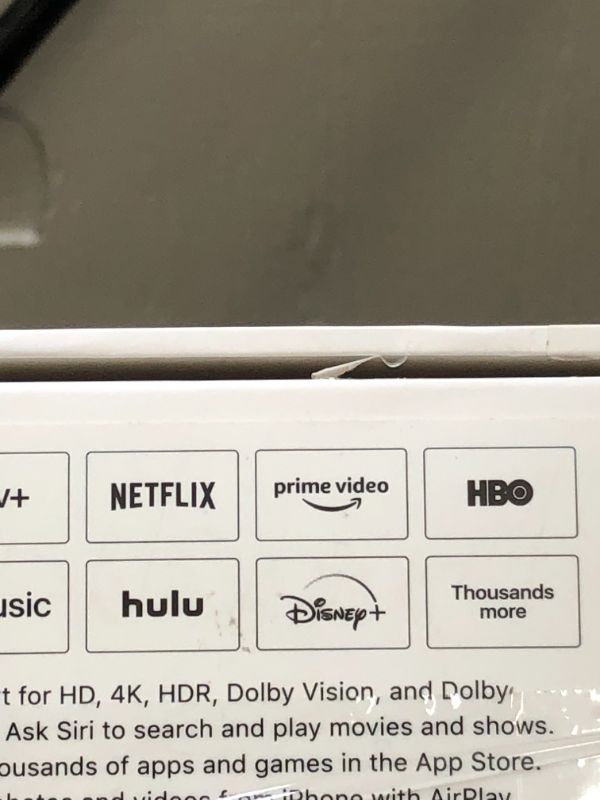 Photo 7 of Apple TV 4K (32GB, Previous Model)
(unable to test in facilites)