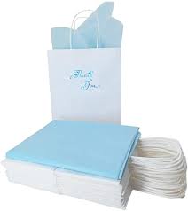 Photo 1 of 25 Pieces White Kraft Paper Bags with Reinforced Patch Paper Twist Handles Assorted Sizes 8.6x5.1x10.2in