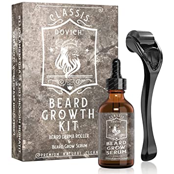 Photo 1 of 2 IN 1 Beard Growth Kit for Men?Gifts for Men?Beard Growth Serum and Beard Roller - Nourishes Beard and Activates Collagen to Improve Beard Hair Growth ---- FACTORY SEALED 
