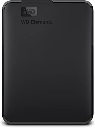 Photo 1 of WD 5TB Elements Portable External Hard Drive HDD, USB 3.0, Compatible with PC, Mac, PS4 & Xbox - WDBU6Y0050BBK-WESN -- REFURBISHED 
