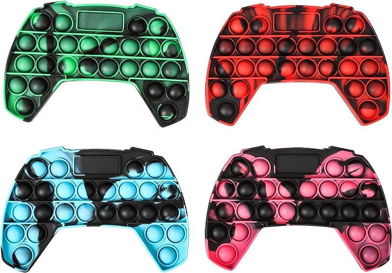 Photo 1 of gitete Big Pop It Game?Pop Push Game Controller Gamepad Shape Pop Push tie dye Bubble Sensory Fidget Toy Autism Special Needs Stress Reliever for Kids & Adults(4 Colors)
--- Factory sealed ----