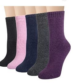 Photo 1 of Justay Winter Womens Wool Socks Vintage Warm Socks Thick Cozy Socks Knit Casual Crew Socks Gifts for Women
--- Factory sealed ----