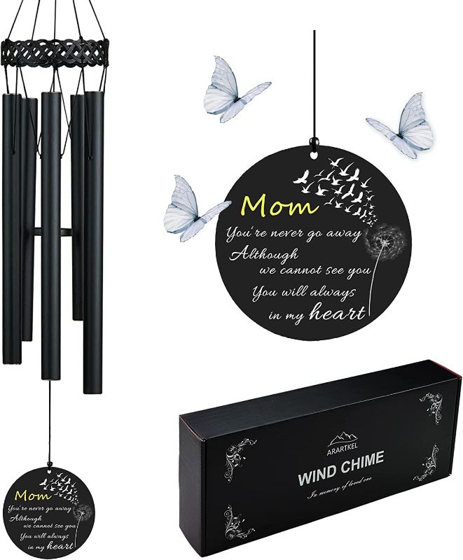 Photo 1 of ARARTKEL Memorial Gifts Bereavement Sympathy Gift,Memorial Wind Chimes for Loss of Mother Mom Condolence Remembrance,30 Inch Windchimes in Memory of Loved One Prime Outdoor Garden
