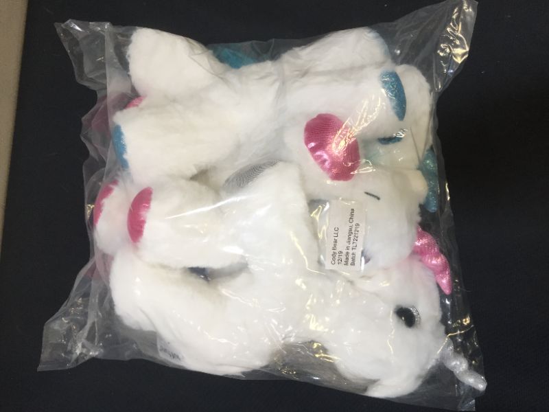 Photo 1 of bundle of unicorn plushies 