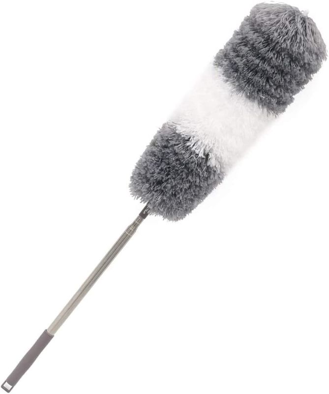 Photo 1 of 
Microfiber 2.5m Lengthened Retractable dust Duster dust Brush Cleaning Sweep Gray Feather Duster + 1 dust Removal Head
