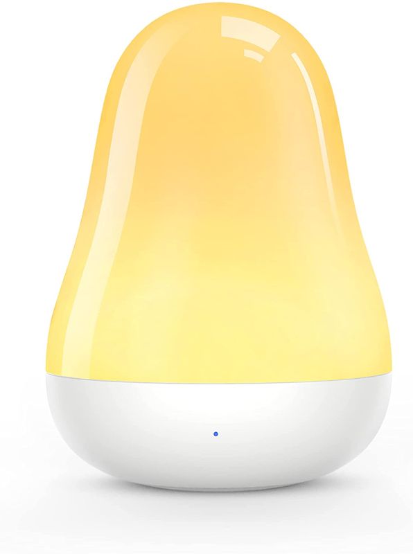 Photo 1 of Luposwiten Night Light for Kids with Touch Sensor Control and Color Changing Mode | Night Lights for Kids Room with 1 Hour Timer Up to 80H, White
