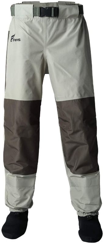 Photo 1 of 8 Fans Mens Womens Waist Waders,3-Ply Durable Breathable Waterproof Stockingfoot Insulated Wading Pants for Fishing Kayaking
