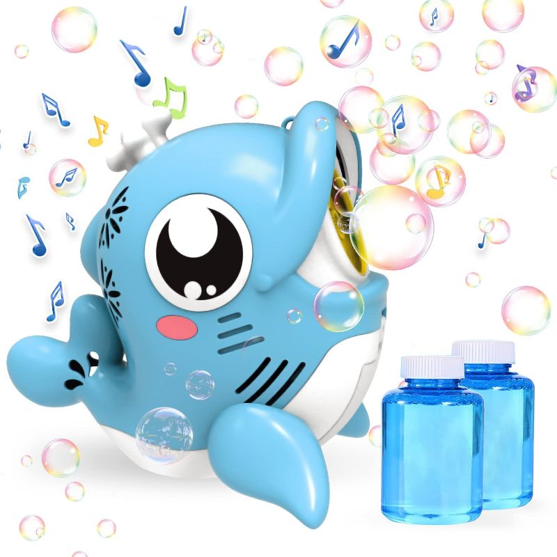 Photo 1 of Bubble Machine - Bubble Blower for Kids & Toddlers - Automatic Dolphin Bubble Makers for Big Bubbles 2000+ Bubbles Per Minute - Party Favors Birthday Gifts
FACTORY SEALED