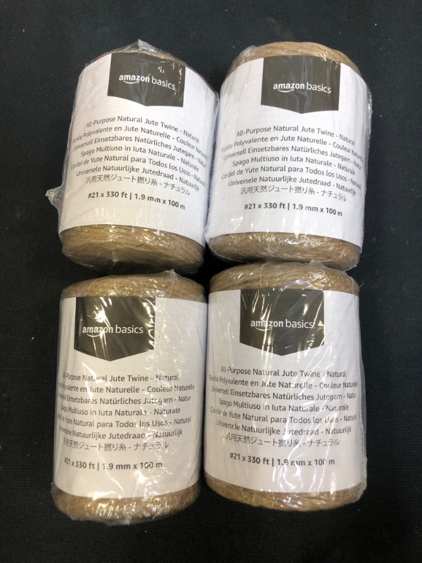 Photo 2 of 4 pack of All- purpose natural jute twine 