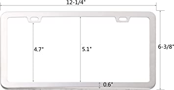 Photo 1 of ABO Gear License Plate Frames Frame Cover Holder for Women,Car Plate Frame,Automotive Exterior Accessories,Silver Color
