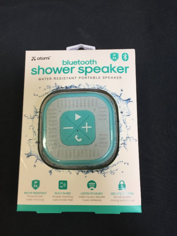 Photo 2 of  Atomi Bluetooth Water Resistant Shower Speaker
