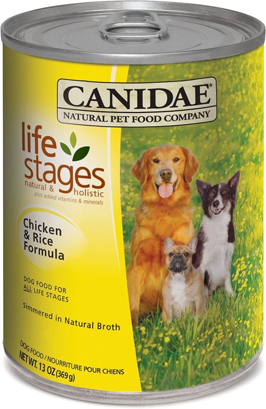 Photo 1 of Canidae Life Stages Dog Food Chicken Rice 13 Ounce Can, Pack of 12 --bb 12 2024