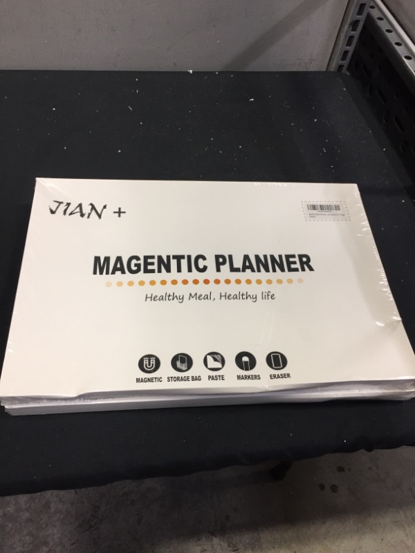 Photo 2 of 2 Pack of Magnetic Dry Erase Weekly Calendar for Fridge: with Stain Resistant Technology - 17x12" - 4 Fine Tip Markers and Large Eraser with Magnets - Whiteboard Organizer Planner: Refrigerator White Board