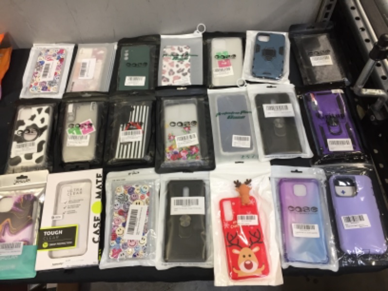 Photo 1 of Miscellaneous Bag Lot of phone cases