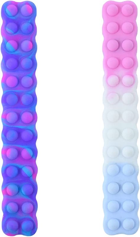 Photo 1 of 2 Pack Squidopop it Fidget Toy, Push Pop-on-it Suction Cup Straps, Pop Fidget Toys, Squeeze Bubble Sensory Toys, 2022 New Upgrade Silicone Decompression Stress Relief Toy for Kids and Adults (1)

