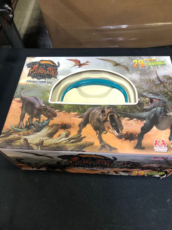 Photo 1 of Dinosaur toys with dinosaur figures, activity play mat and trees to create a dinosaur world, including T-Rex, Triceratops, etc., perfect dinosaur game for 3, 4, 5, 6 year old boys and girls 
